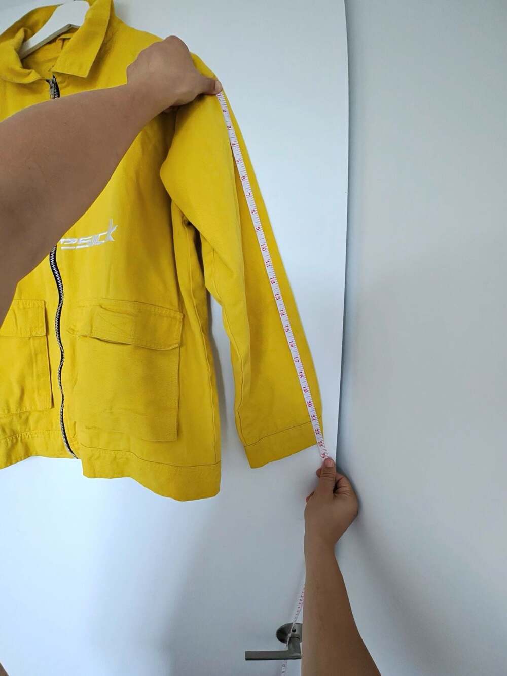 Homesick Formula Yellow Embroidered Utility Jacket Size XL - Picture 9 of 11